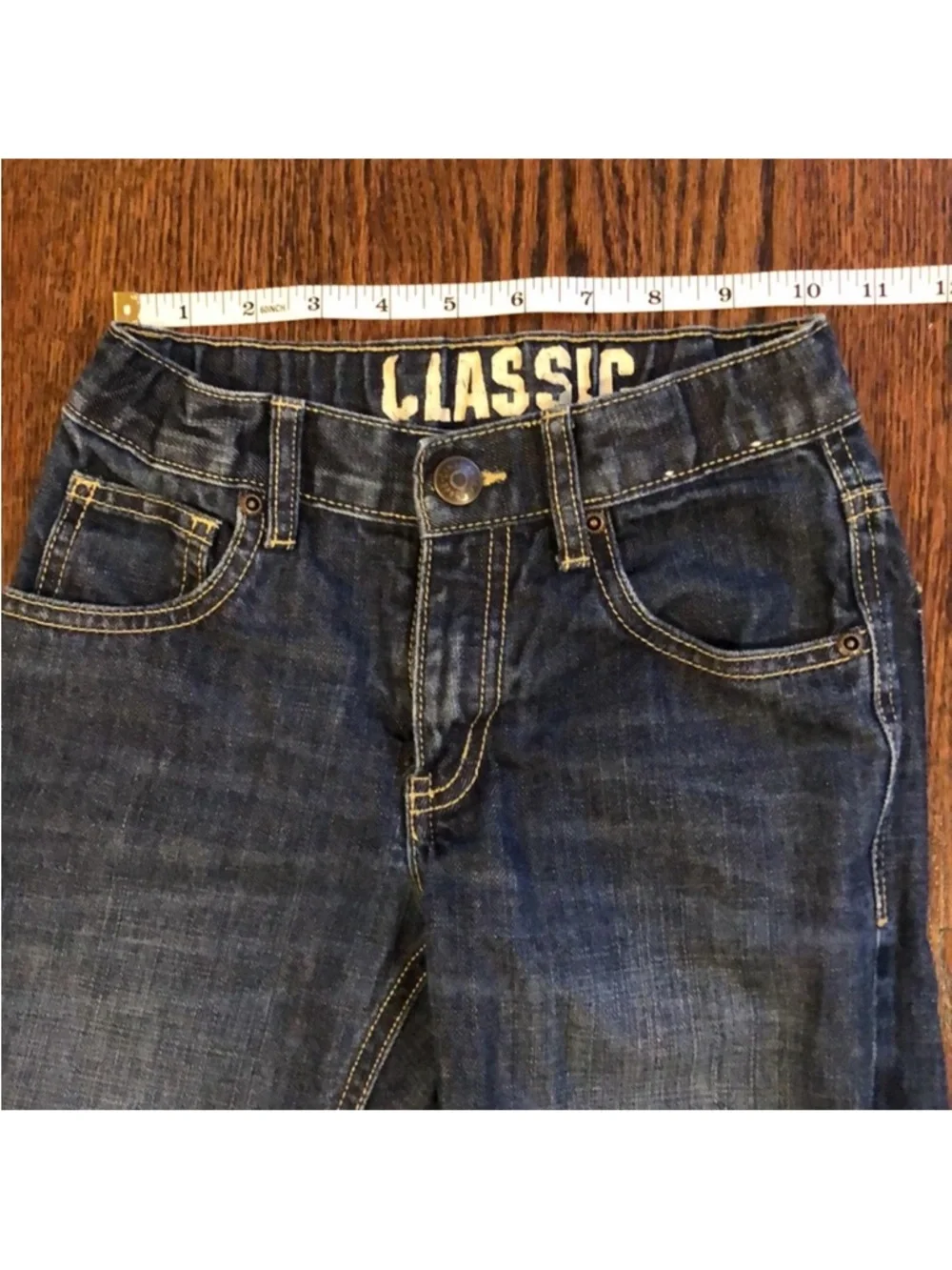 Gymboree Kids Classic Navy Blue Straight Leg Jeans Size 7